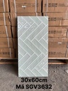 Gạch ốp tường giả thẻ bóng lượn KT 30x60cm mã SGV3632S