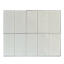 Gạch thẻ Việt Nam KT 75x150mm xám nhạt bòng phẳng loại 1 mã UTO36G