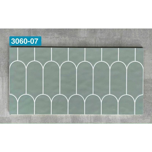 [DS3060-07] Gạch ốp tường xanh lá nhạt họa tiết lông vũ KT 300x600mm