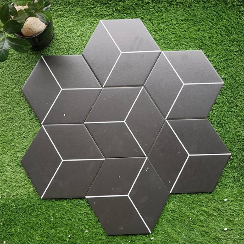 Gạch Bông lục giác KT 200x230x115mm mã 3D036