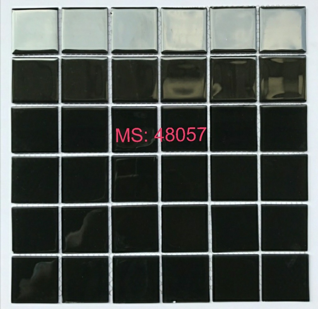 Gạch Mosaic thủy tinh 48x48mm mã 48057