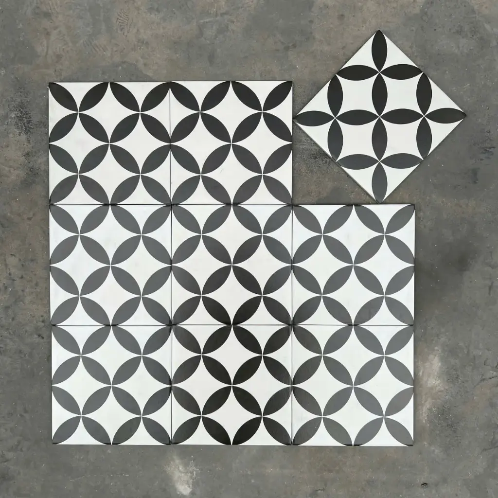 [DSC-GB_NT2014 (F2115) ( MHB 132)] Gạch bông TQ, KT 200x200 mm, Xương Porcelain mặt mờ mã NT2014 ( MHB 132) ,1h/1,2m/30v