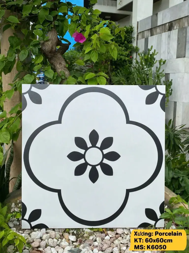 [DSC-6050] Bông xương porcelain KT 600x600mm mã 6050