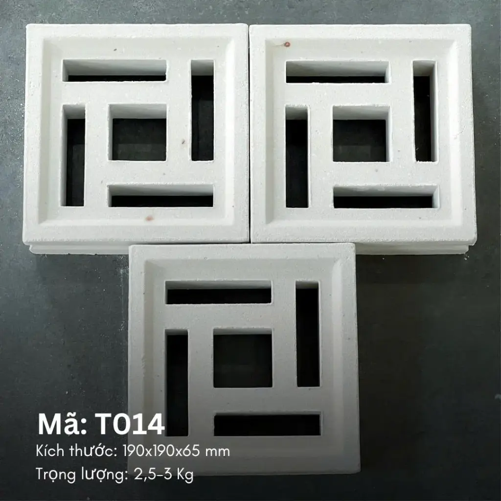[DSC-T014] Gạch Bông gió T014 19X19cm