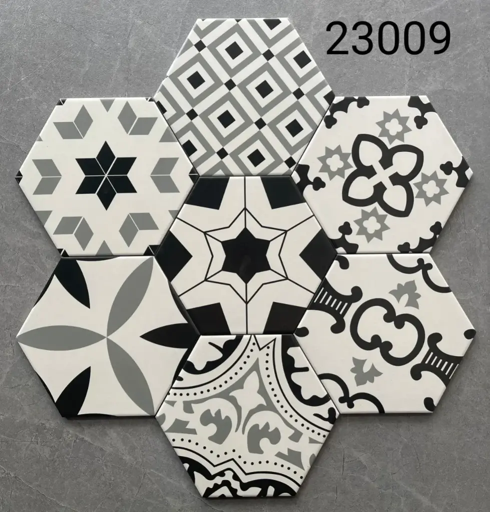 [DSC-GB_23009] Gạch Bông lục giác KT 200x230x115mm mã 23009