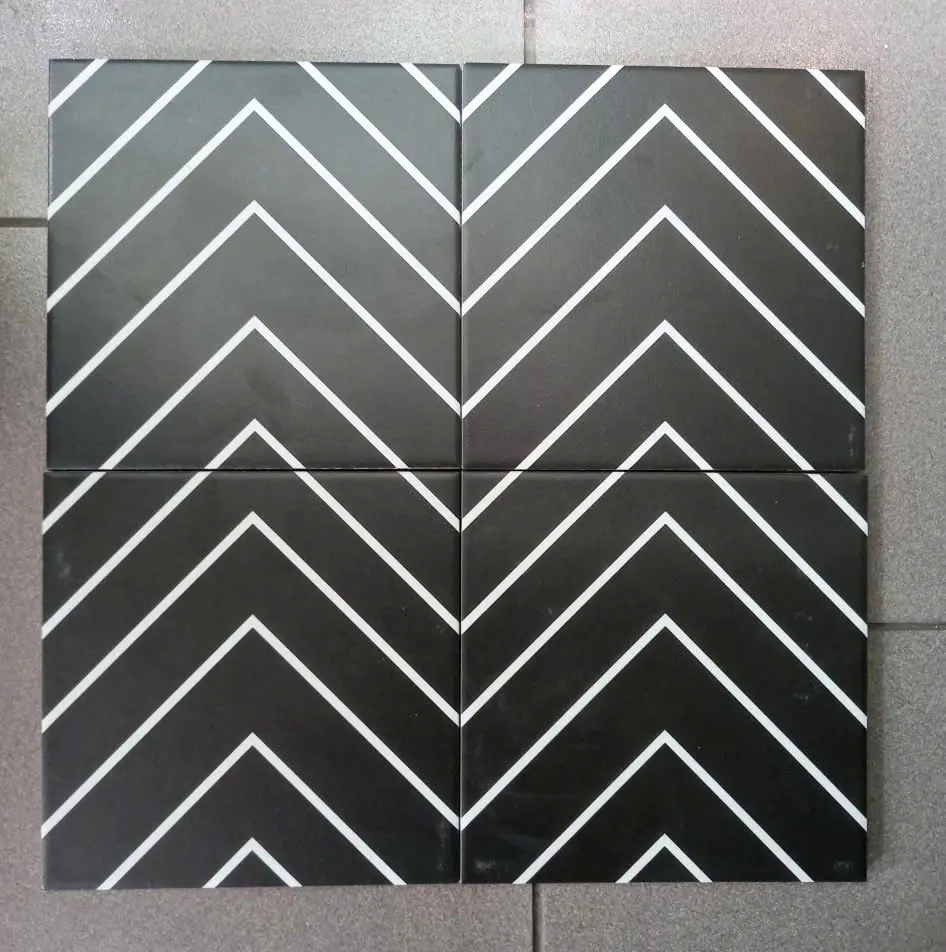 Gạch bông TQ, KT 200x200 mm, Xương Porcelain mặt mờ mã 20117 (GB20117)