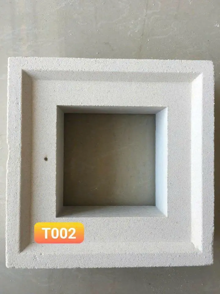 Gạch bông gió xám T 002 KT 200x200mm