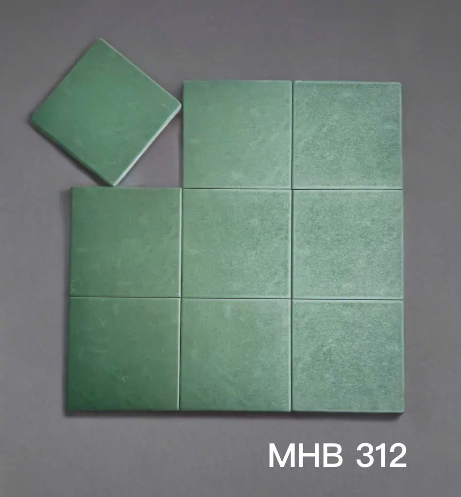 Gạch bông xanh lá Kt 200x200mm mã MHB312