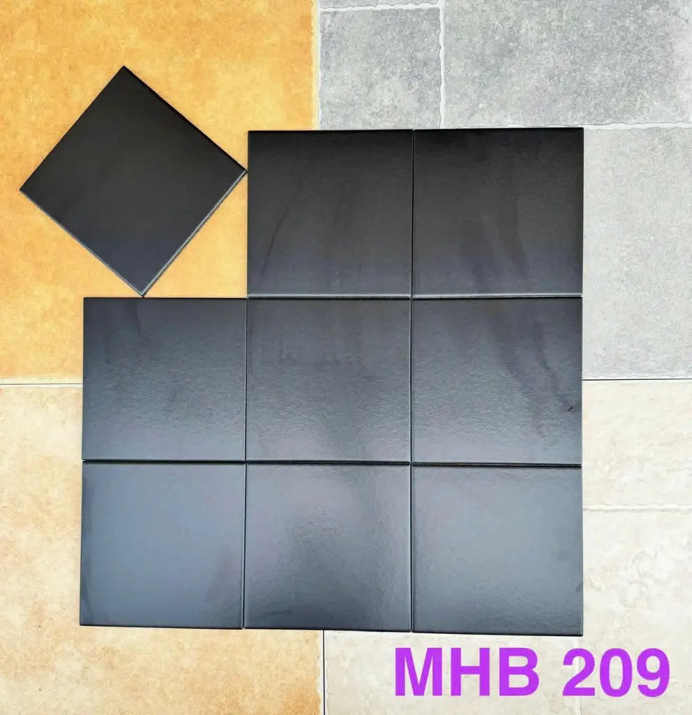 Gạch bông đen KT 200x200 mmm MHB209(2207)