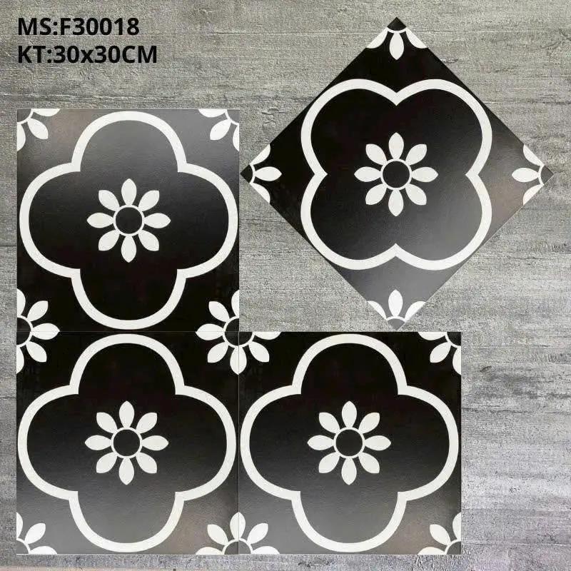 Gạch Bông men KT 300x300 mã F30018 (1h/1.26m/14vien)