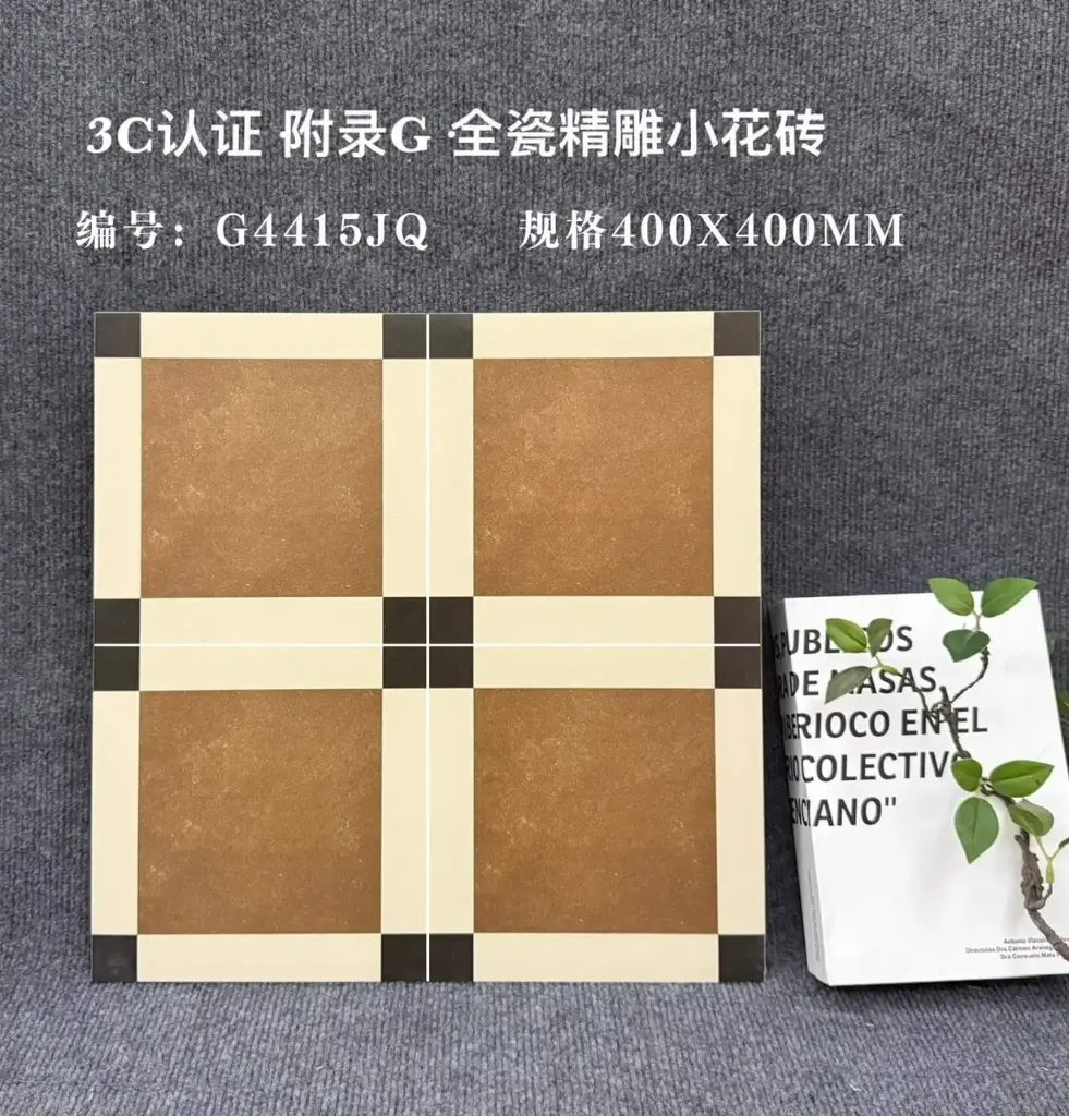 [FG4330J] Gạch bông TQ, KT 400x400 mm, Xương Porcelain mặt mờ mã FG4330J