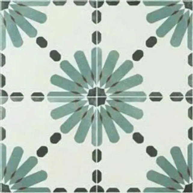 [DSC-SM30012 (SM30722)] Gạch bông TQ, KT 300x300 mm, Xương Porcelain mặt mờ mã SM30012 (SM30722) (1h/1m/11v)