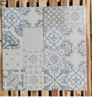 [DSC-DC04] Gạch bông TQ, KT 200x200 mm, Xương Porcelain mặt mờ mã DC04