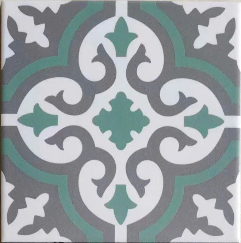 [DSC-SM20418] Gạch bông TQ xương porcelain mặt mờ, KT 200x200mm, mã SM20418