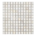 Đá mosaic vàng kem chip vuông bóng 23x23mm 23PV002.1