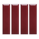 Gạch thẻ 68x280mm đỏ bóng vát cạnh H1768X