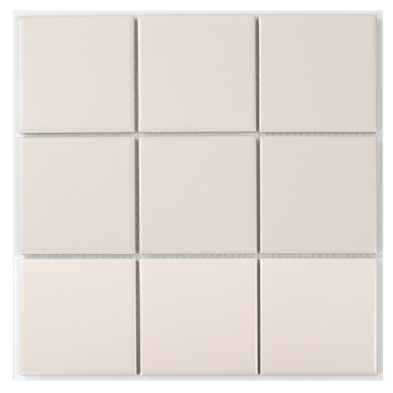 Gạch mosaic 97x97mm hồng mờ vuông V-MH30129