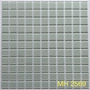 Gạch mosaic thủy tinh 25x25mm màu trắng MH 2569