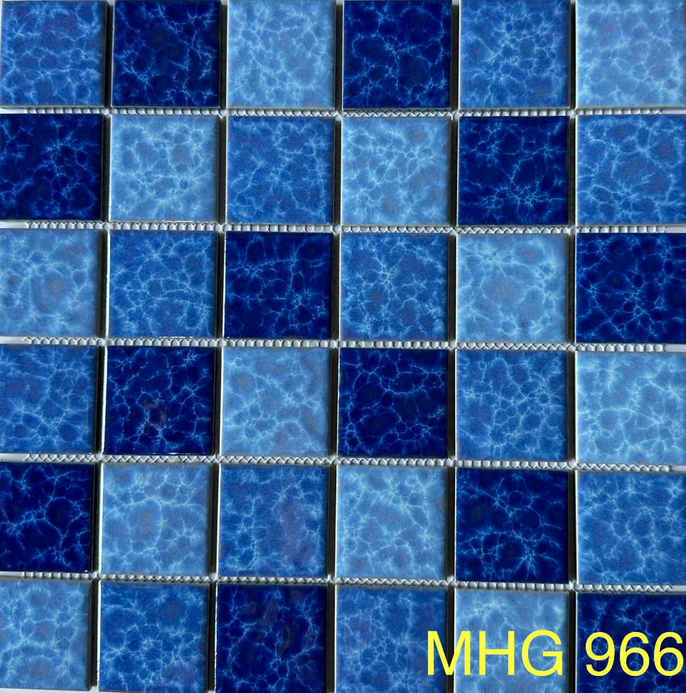 Gạch mosaic gốm men bông 48x48mm MHG 966