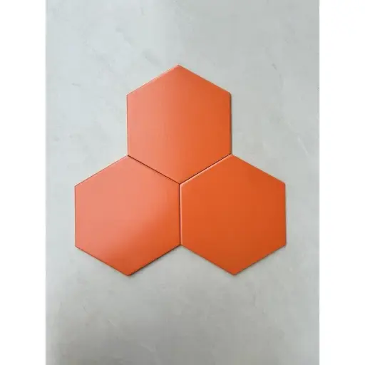 Gạch Bông Lục Giác màu cam 200x230mm MHB 23203