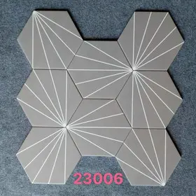 Gạch Bông Lục Giác 230x200x115mm mã 23028