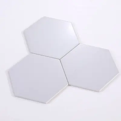 Gạch Lục Giác 230x200x115 Men Mờ Màu Xám Nhạt