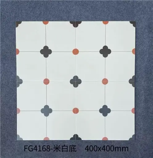 Gạch bông TQ, KT 400x400 mm, Xương Porcelain mặt mờ mã FG4168