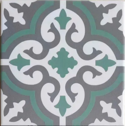 Gạch bông TQ xương porcelain mặt mờ, KT 200x200mm, mã SM20418