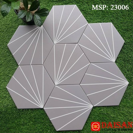 [NGB_23006] Gạch bông lục giác 200x230x115mm mã NGB_23006