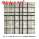 Mosaic đá trắng sữa chip 23x23 LUX-23PV001