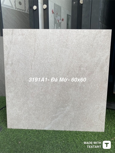 [3191A1] Gạch 600x600mm  men matt xương đá 3191A1